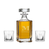 Opulence Decanter & 2 Low Ball Glasses