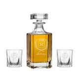 Opulence Decanter & 2 Low Ball Glasses