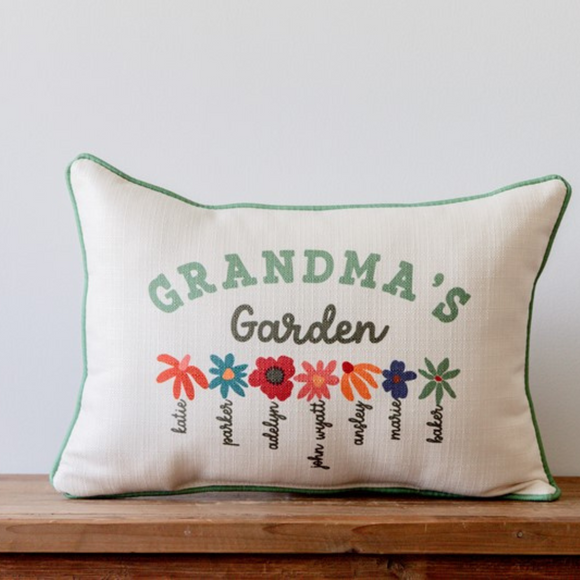Grandma's Garden Pillow