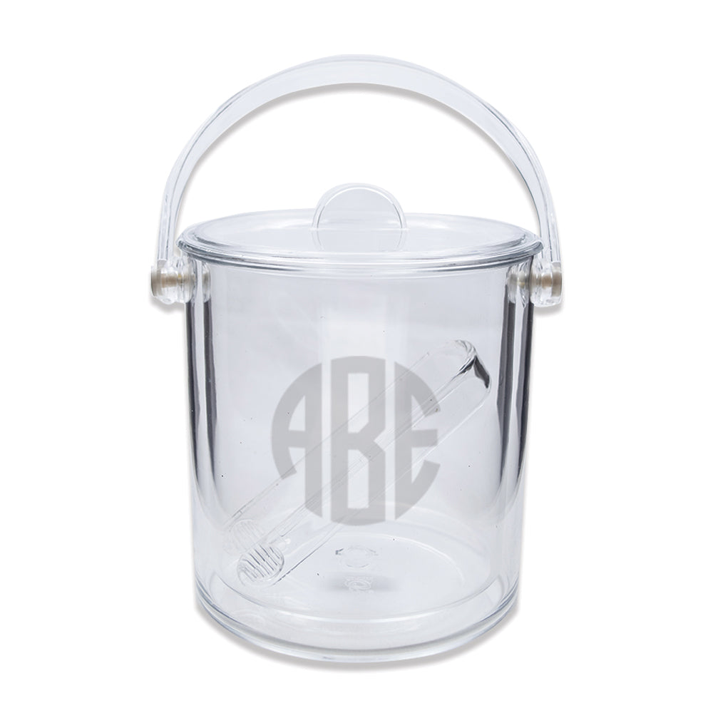 Personalised shops ice bucket with lid